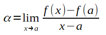 Cálculo da derivada